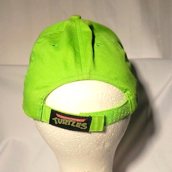 TMNT Teenage Mututant Ninja Turtles Hat Green Strapback, One Size - Picture 4 of 8